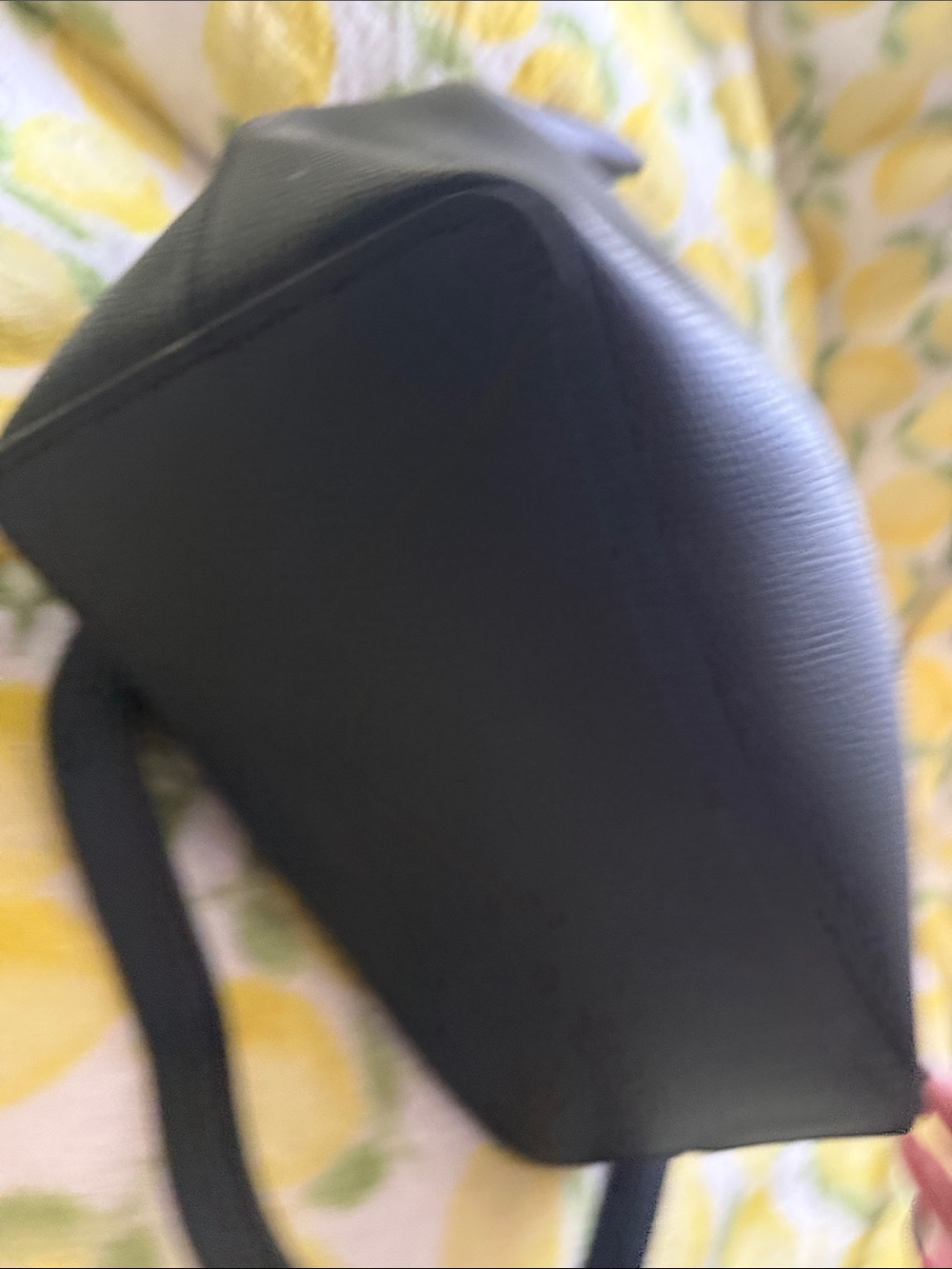 COACH Black Pebbled Leather Shoulder Bucket Bag with Gold Hardware - Picture 2 of 3